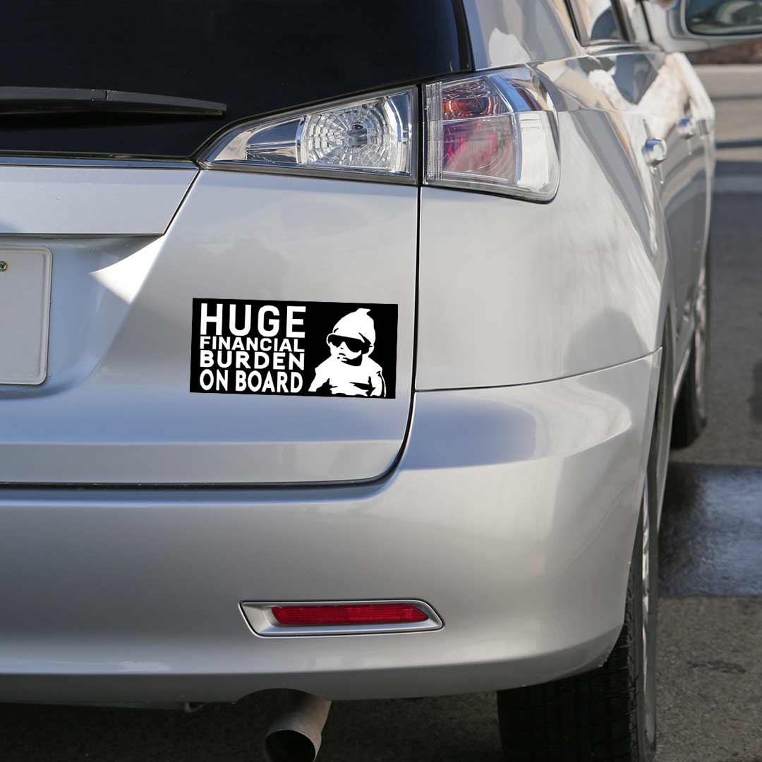 Burden on Board Bumper Sticker