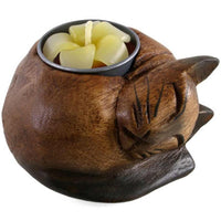 Thumbnail for Curled Cat Tealight Holder