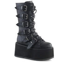 Thumbnail for Damned-225 Platform Boots - Black Vegan Leather