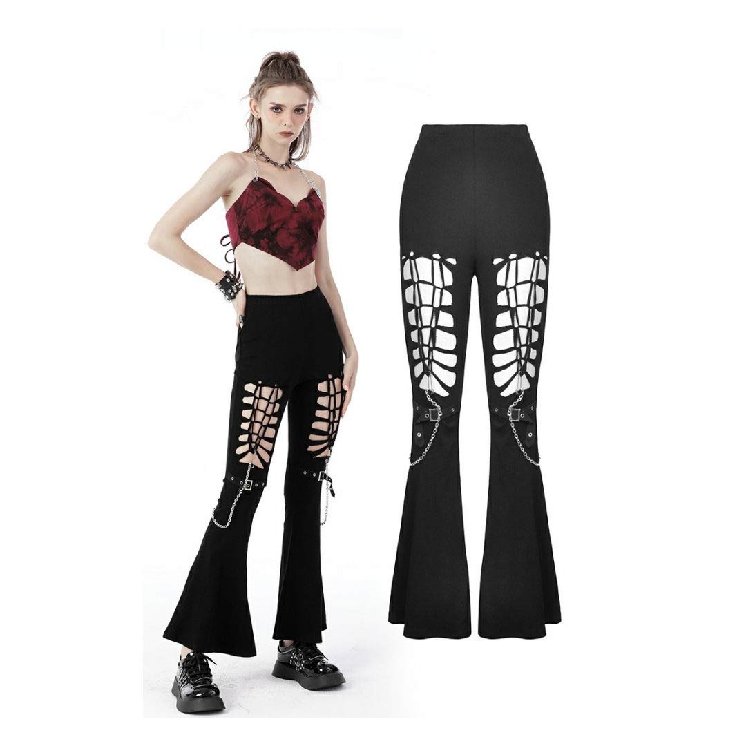 Rebel Cut Out Bellbottoms