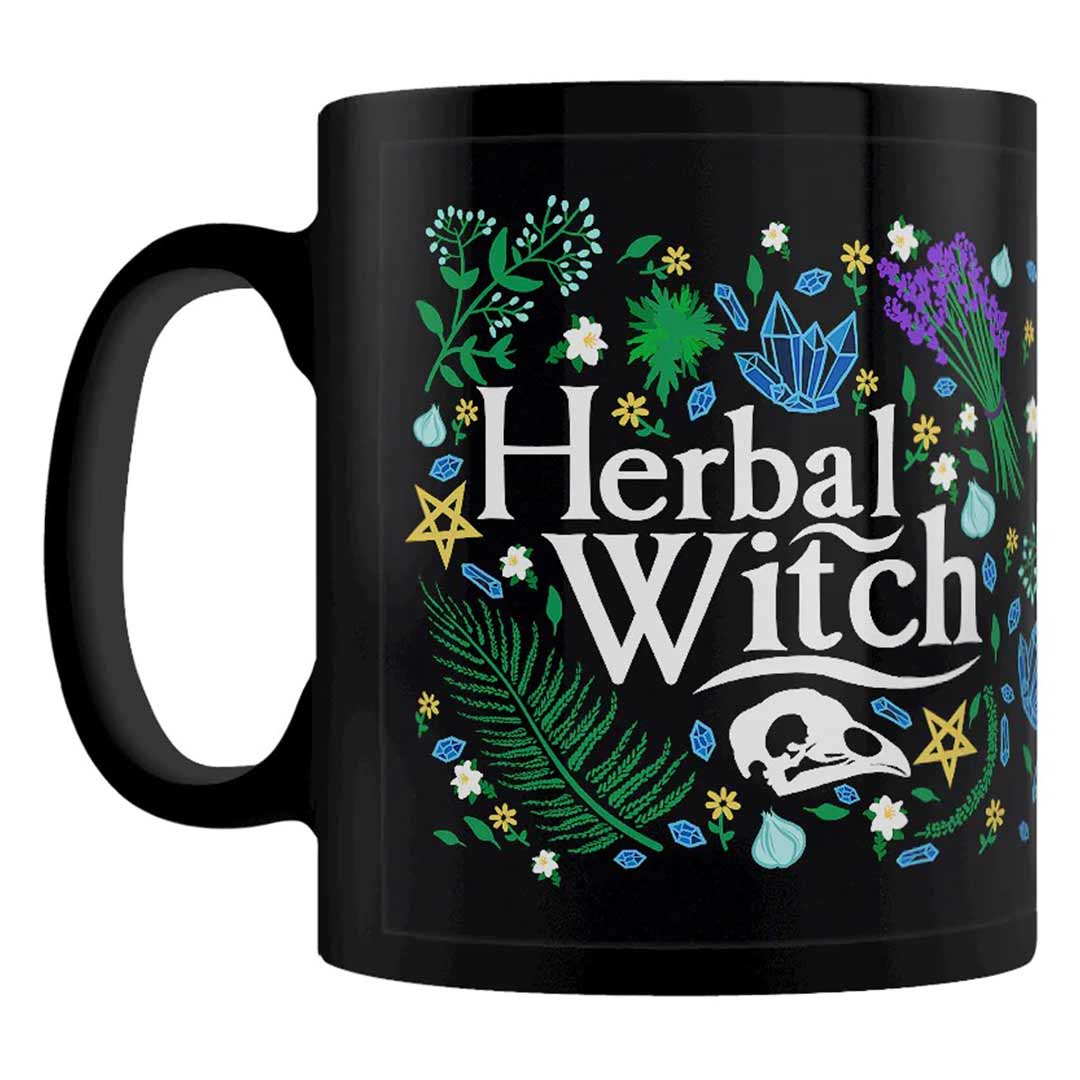 Herbal Witch Black Mug