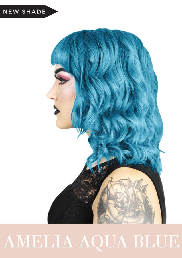 Amelia Aqua Blue Hair Dye