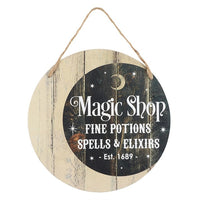 Thumbnail for Magic Shop Round Hanging Sign