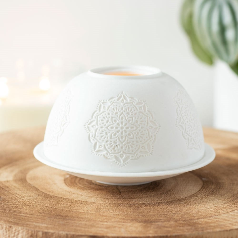 Mandala Dome Tealight Holder