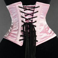 Thumbnail for Pink Satin Waist Cincher