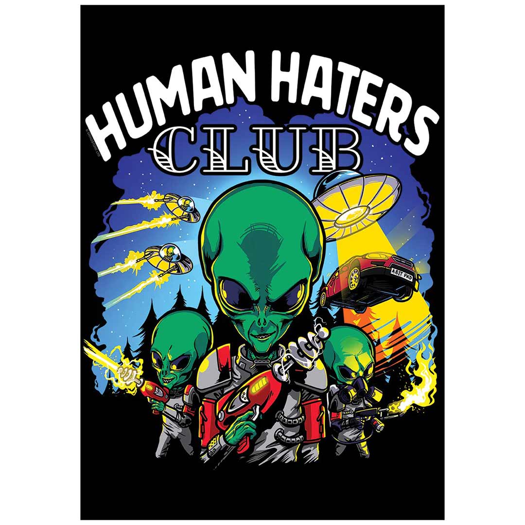 Human Haters Club Alien Mini Poster