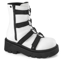 Thumbnail for Renegade-50 Boots - White Vegan Leather