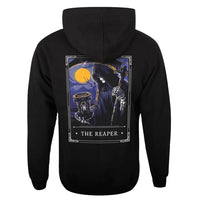 Thumbnail for Deadly Tarot Legends - The Reaper Unisex Black Pullover Hoodie