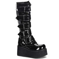 Thumbnail for Trashville-518 Platform Boots - Glossy Black