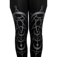 Thumbnail for Twin Moon Gothic Leggings