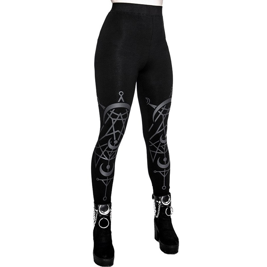 Twin Moon Gothic Leggings