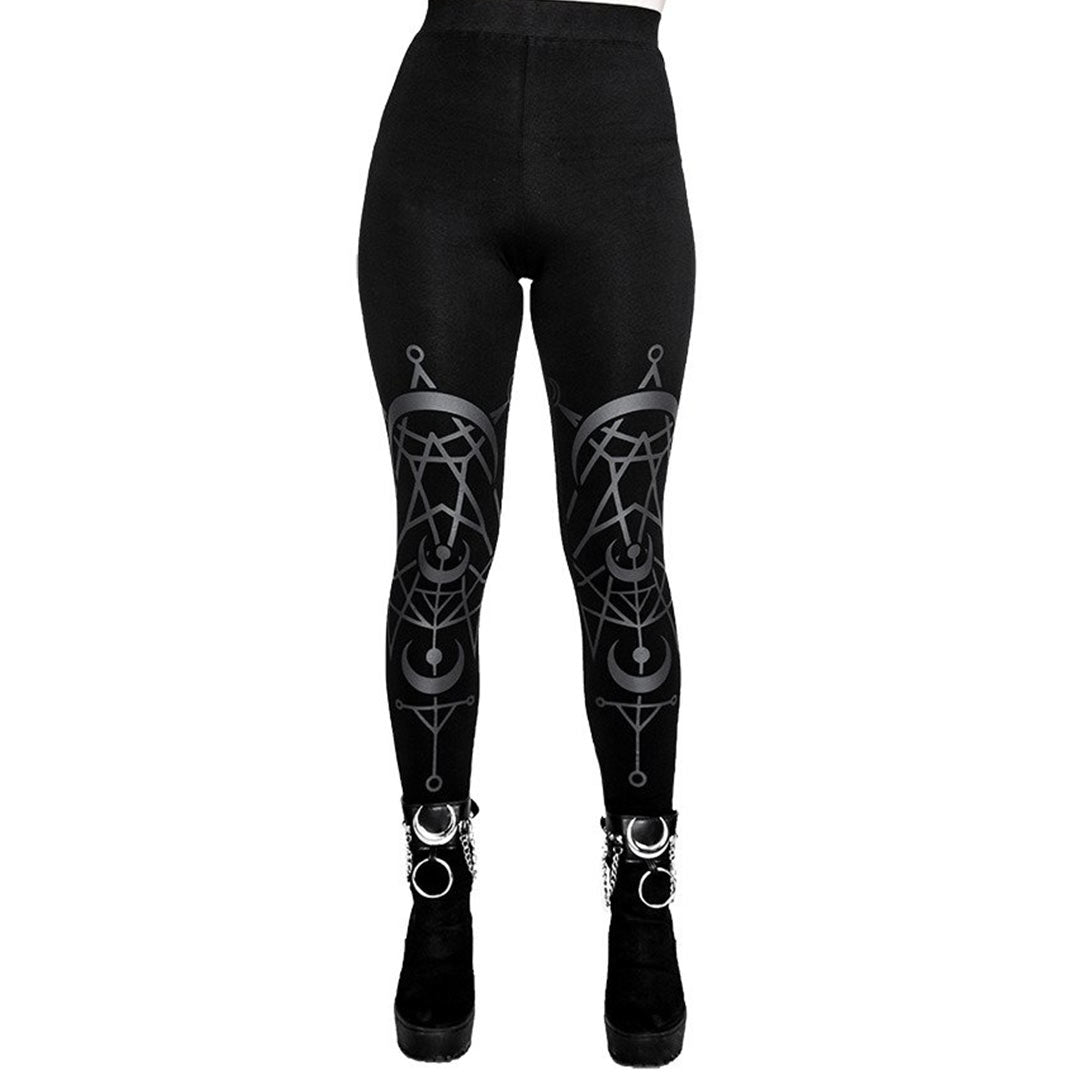 Twin Moon Gothic Leggings