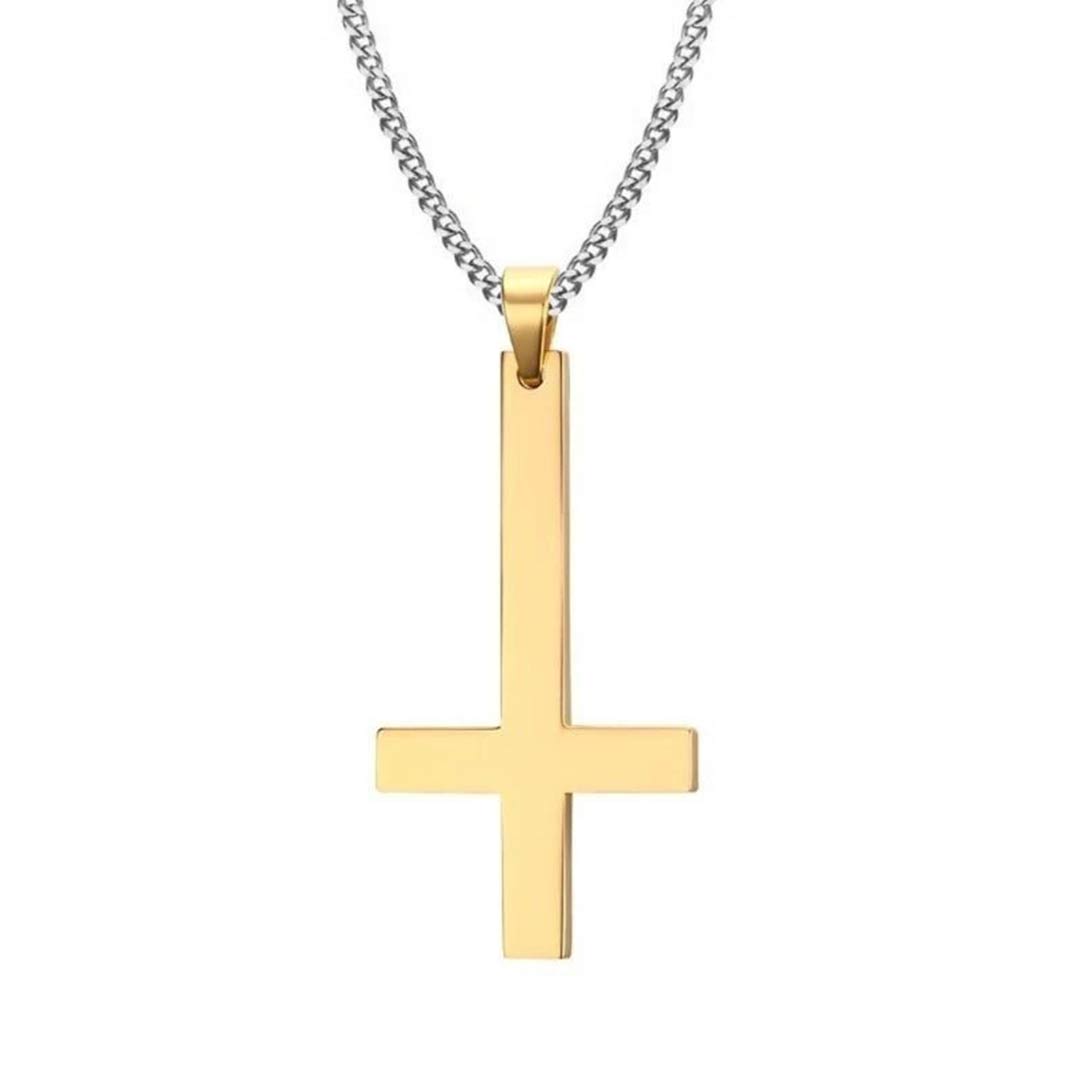 Upside Down Cross Necklace