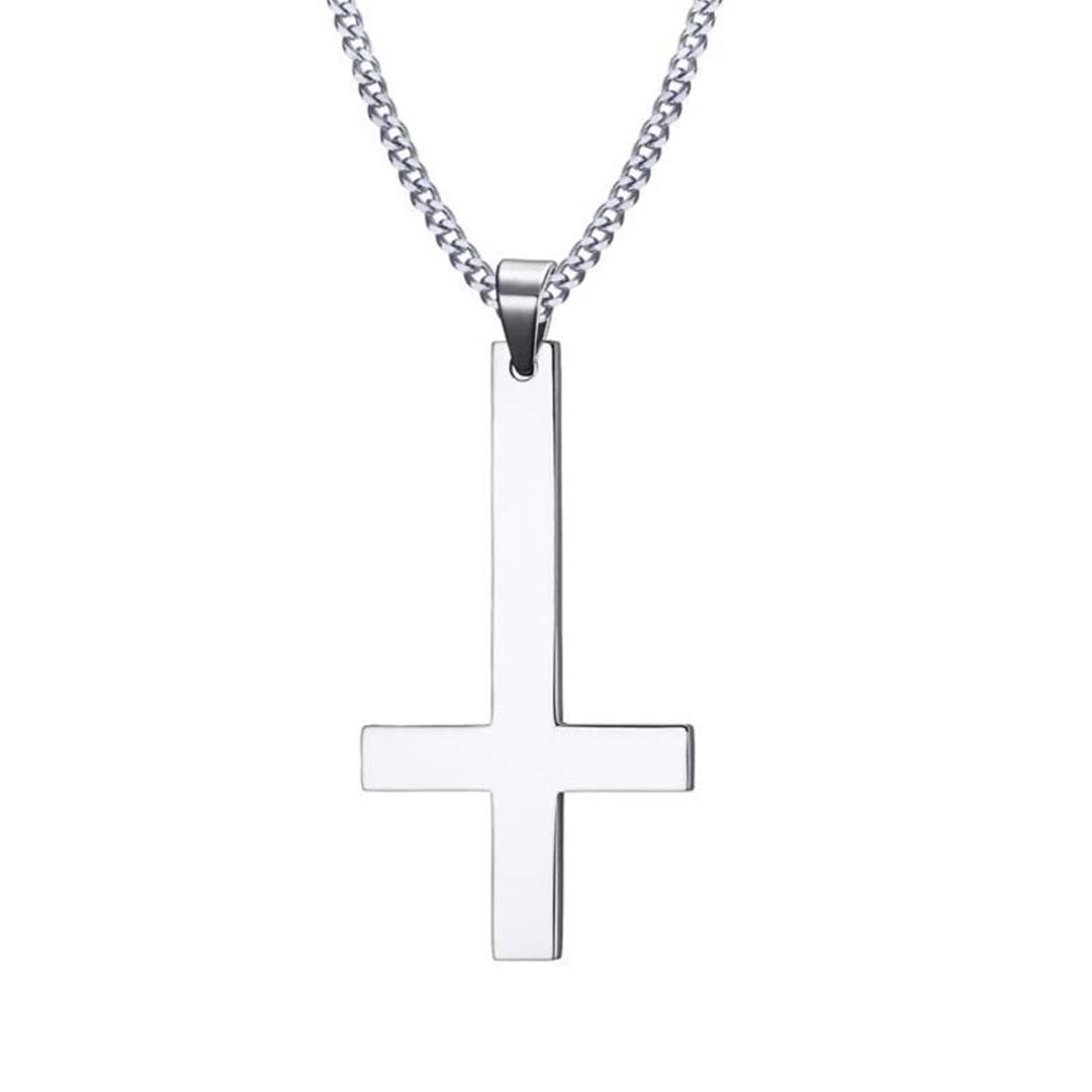 Upside Down Cross Necklace