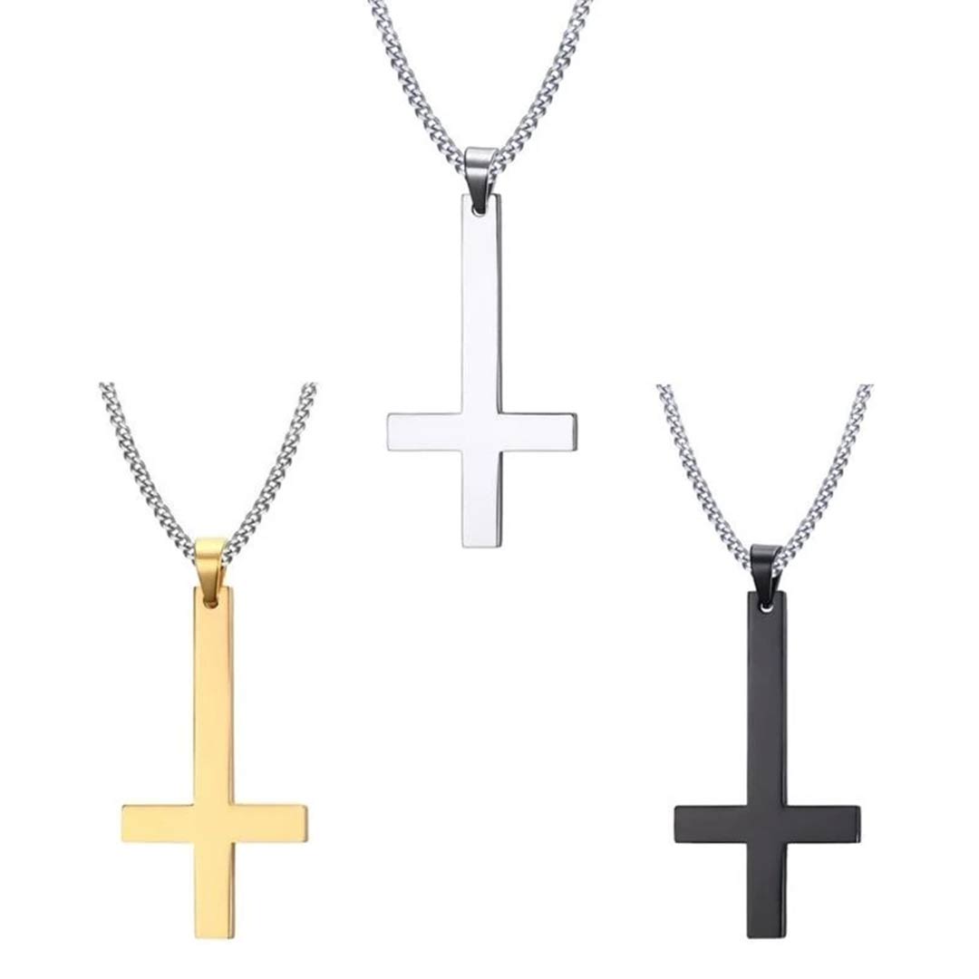 Upside Down Cross Necklace