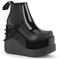 Thumbnail for Void-50 Platform Boots - Black Patent