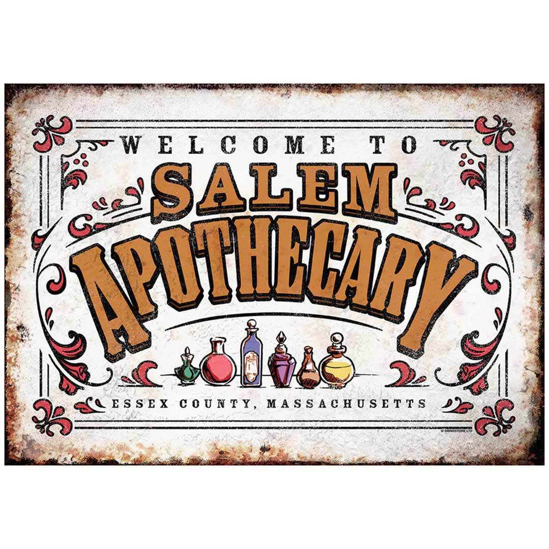 Welcome To Salem Apothecary Poster Print